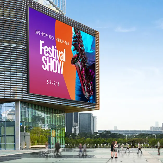 Outdoor Waterproof All Aluminium P4 P5 Big Video Wall Panel 5mm LED Screen For Advertising Display Billboard