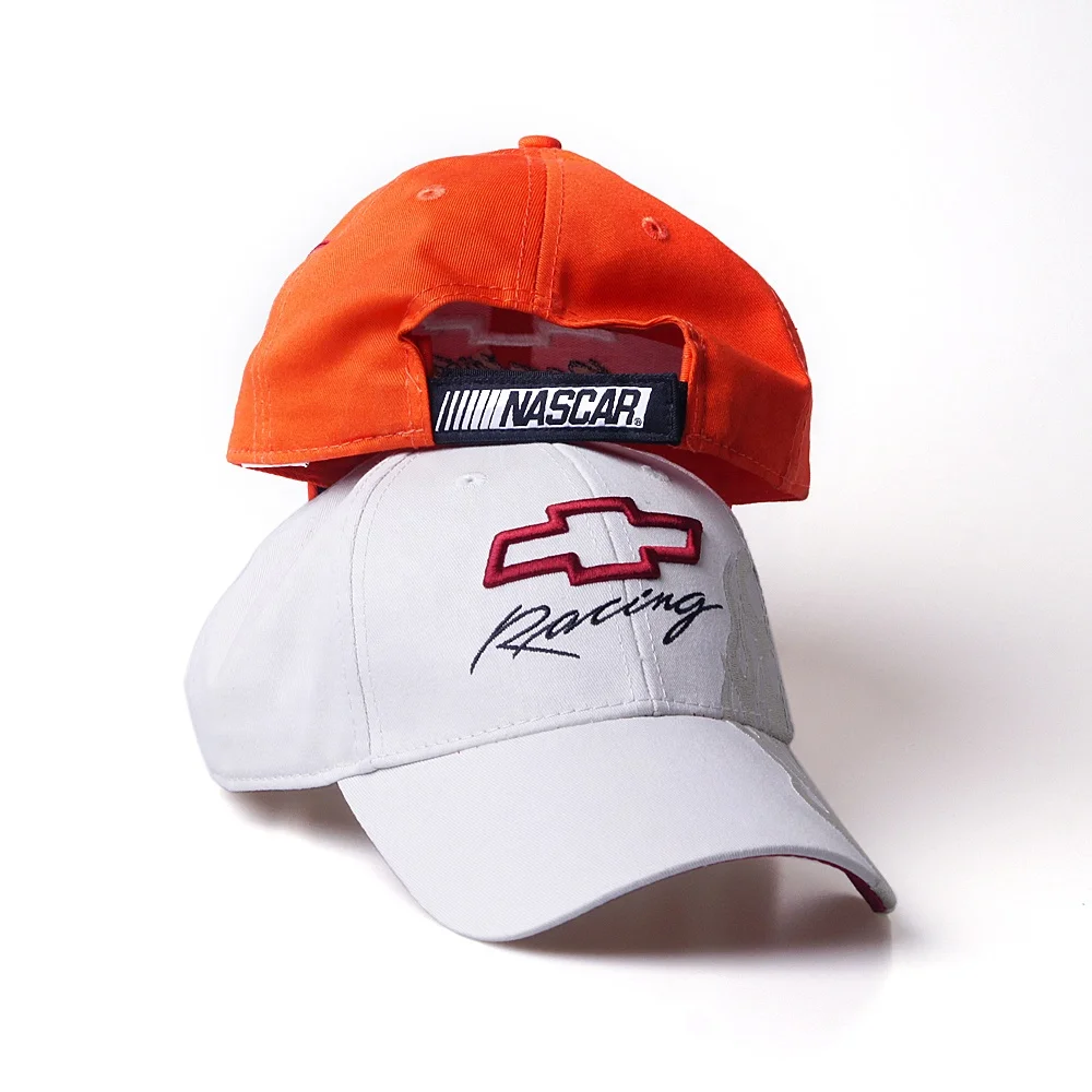 Racing Hats Sports Caps With Logo Wholesale Custom 6 Panel Curved Visor Embroidery Baseball Cap Custom Color 6-panel Hat ODM OEM