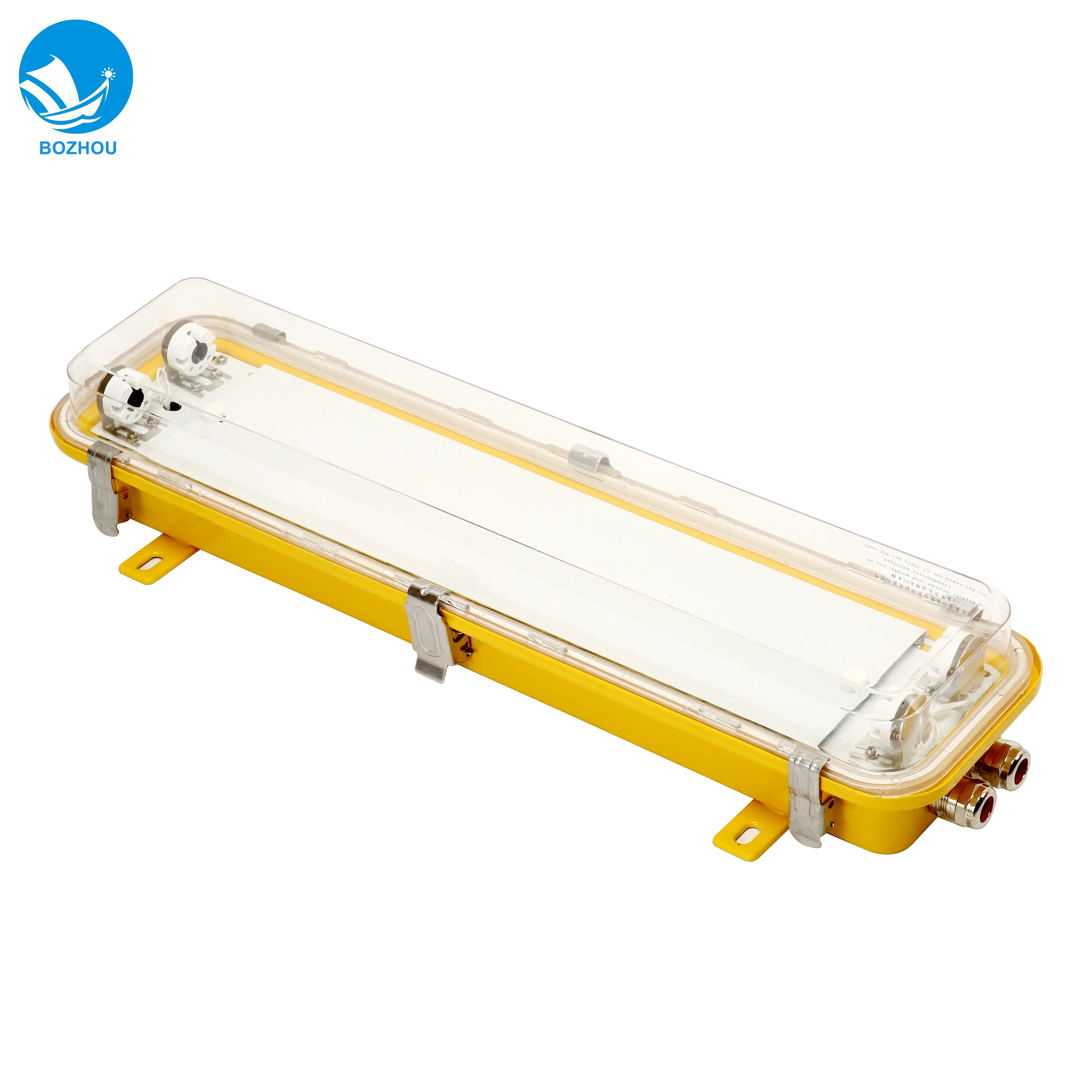 Exd IIC t4 CFY21-2 Bozhou Marine explosion proof fluorescent pendant lamp light fittings