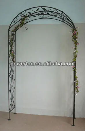  Ручная работа металлический сад античные коричневые садовые арки Arbours Pergolas