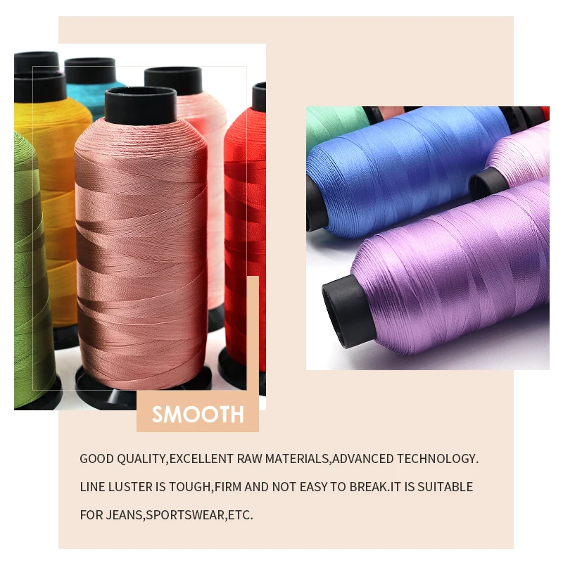 Wholesale 100% Viscose Rayon Embroidery Thread Tex27 Ticket120 120D/2 Sewing Thread
