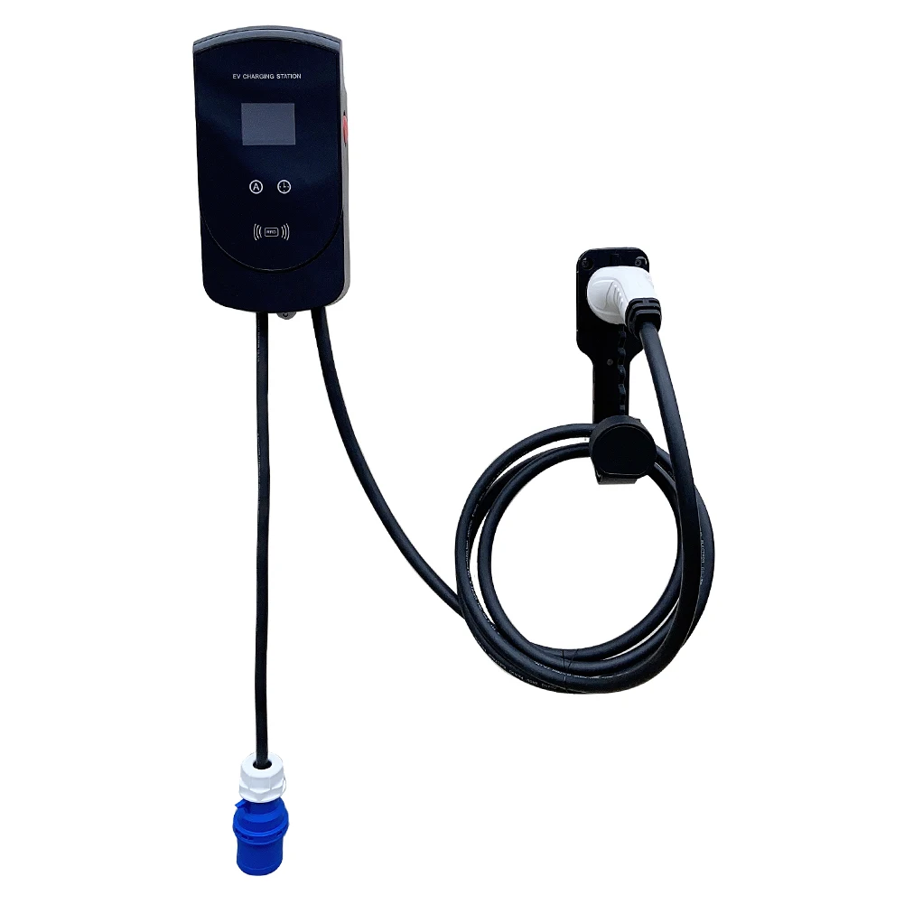 Силовая фабрика IEC 62196 Тип 2 трехфазная 16 А EV настенная зарядная станция 11