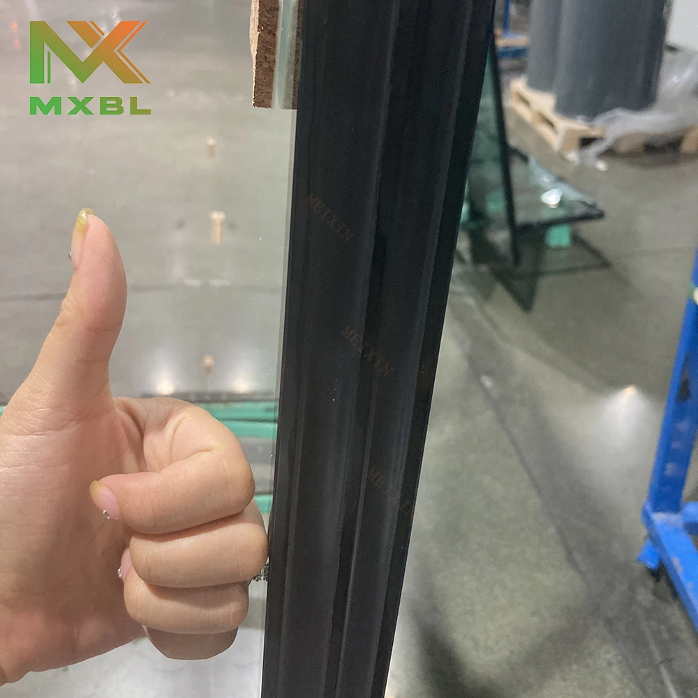 meixin glass manufacturer 4mm 5mm 6mm 8mm + 9A 12A 15A 16Ar sound proof low e Ar tempered  insulated curtain wall China factory
