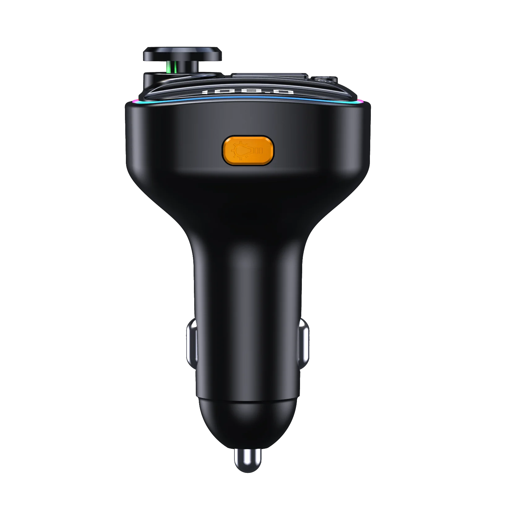 Qc3.0 PD 20W Super Fast Charge Car Kit Colorful Lights Dual Usb Car Fm Transmitter Mp3 Player