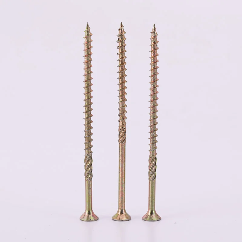 DIN7505 MDF Fiberboard Screw/Double Pozi Countersunk Tornillos Spax Screws / Chipboard Screw