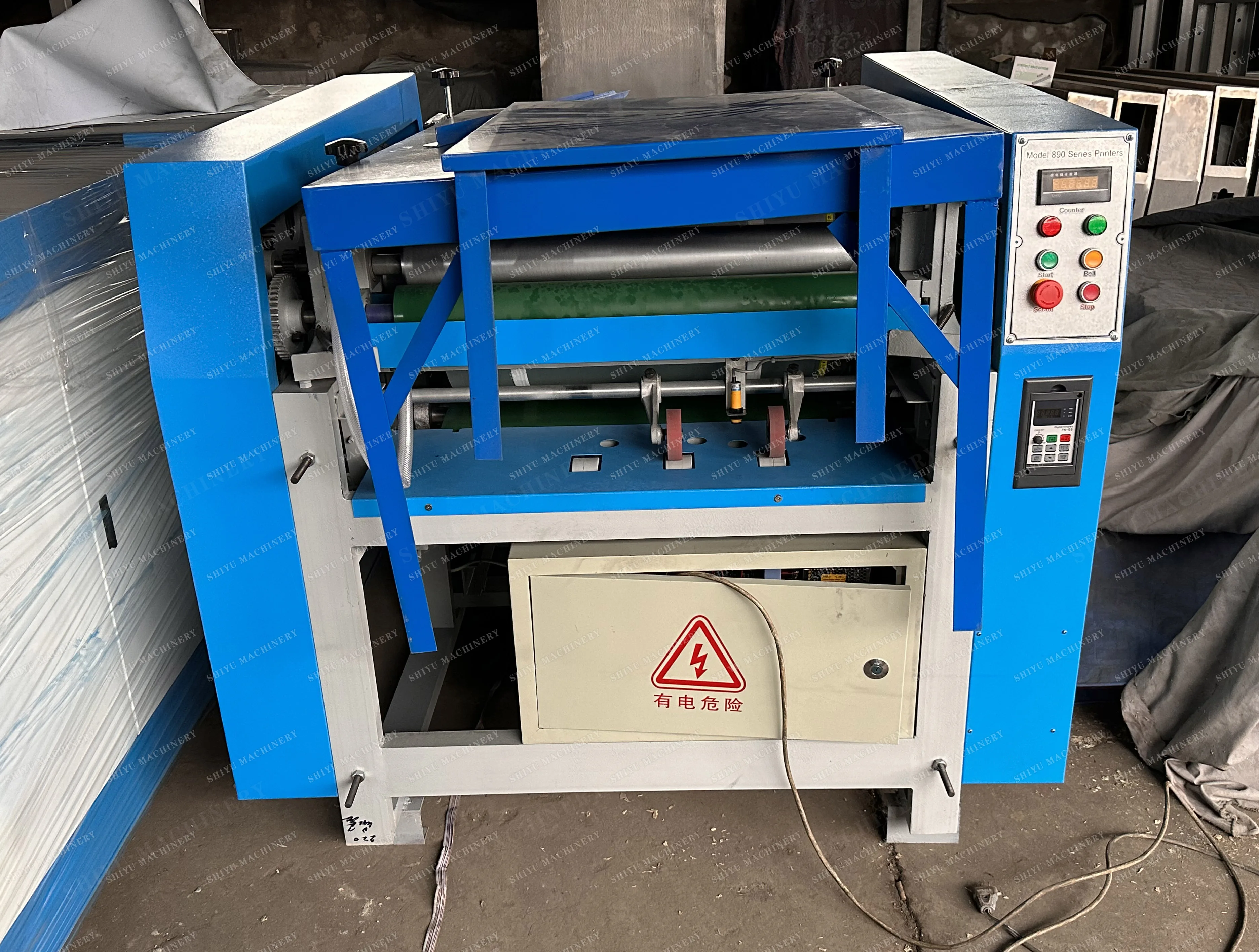 high speed Plastic Bag Printer Price 4 Color Non Woven Bag label flexo Printing Machine