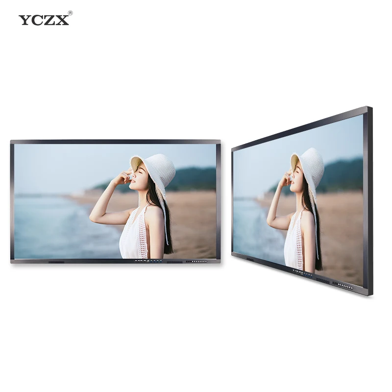 Custom interactive touch screen LED 65 inch smart board interactive whiteboard prices on Sale digital screen