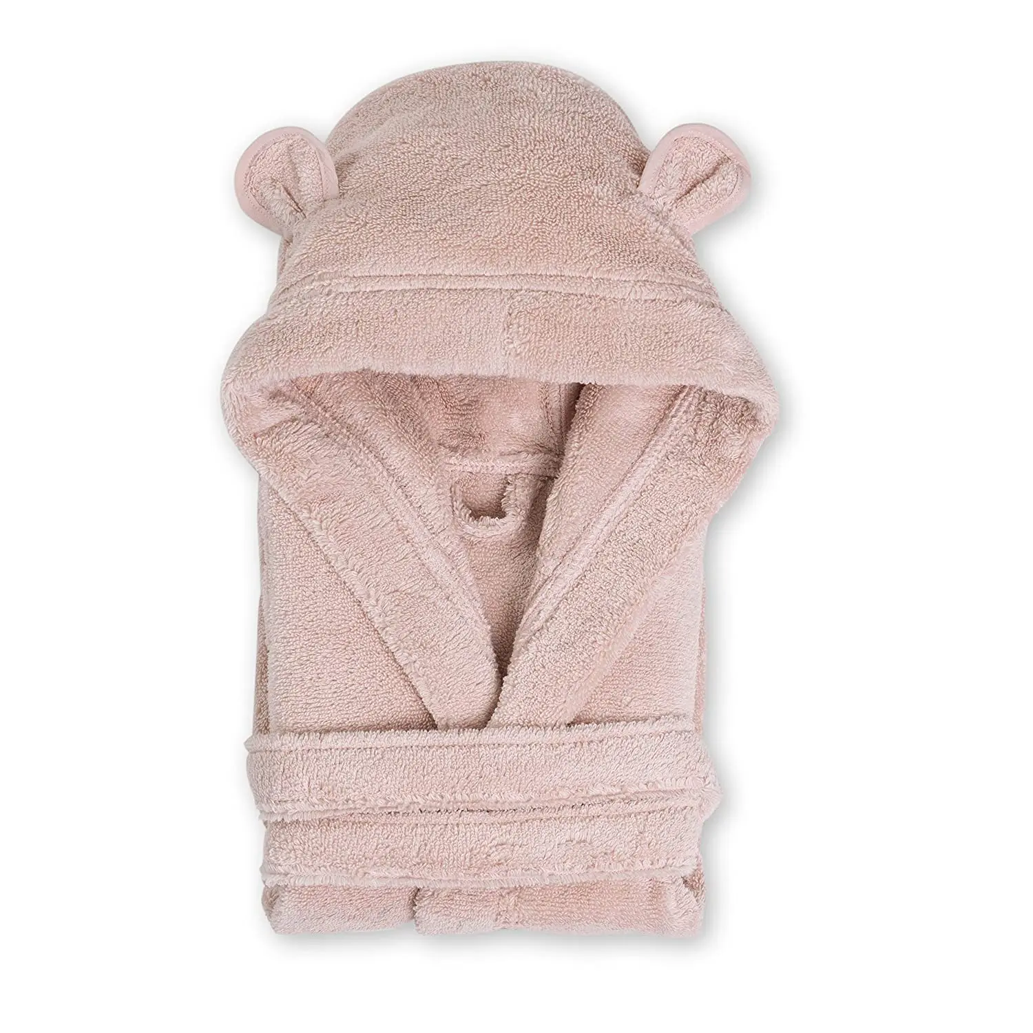 hot sale 100% newborn baby organic cotton towels baby cartoon hooded bathrobe and swaddle set