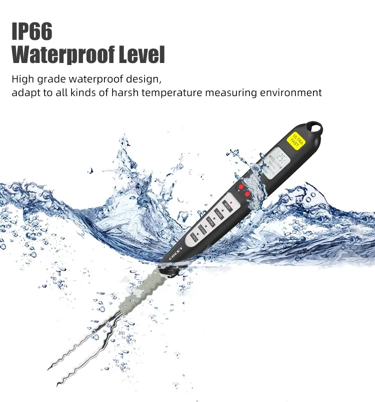 Беспроводные цифровые водонепроницаемые Термометры кухонные жидкие для приготовления пищи барбекю мясные термометры