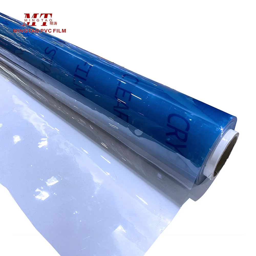 PVC plastic sheet supplier clear PVC film roll soft high transparency