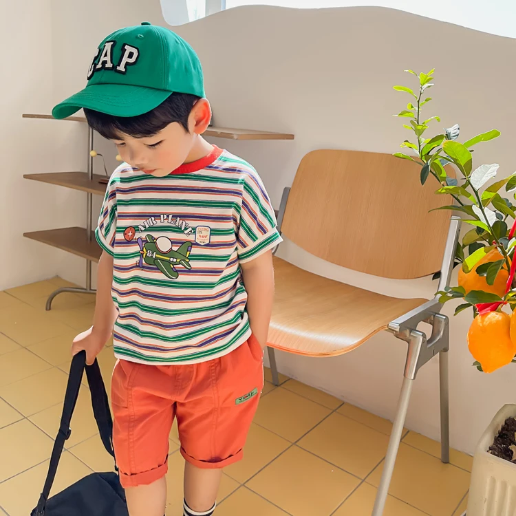 Wholesale kids clothes for children boys suits toddler boys t-shirts high quality boys clothing sets