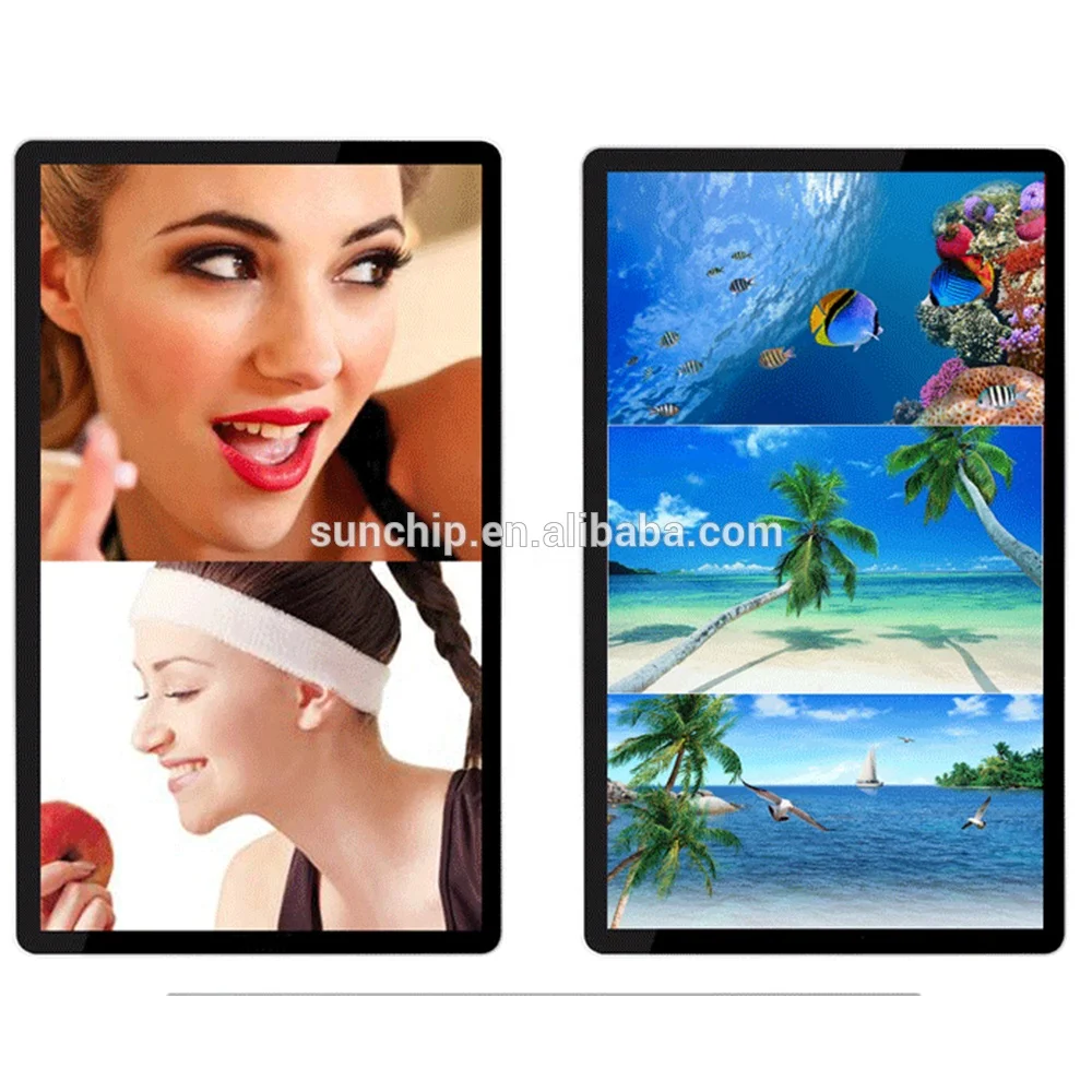 21.5 inch Android touch signage digital lcd screen and displays tablets with sim card slot signage media player