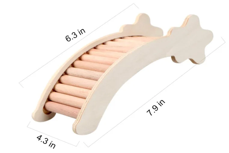 Hamster cage modeling platform landscape solid wood multifunctional second floor board attic hamster gold bear toy supplies