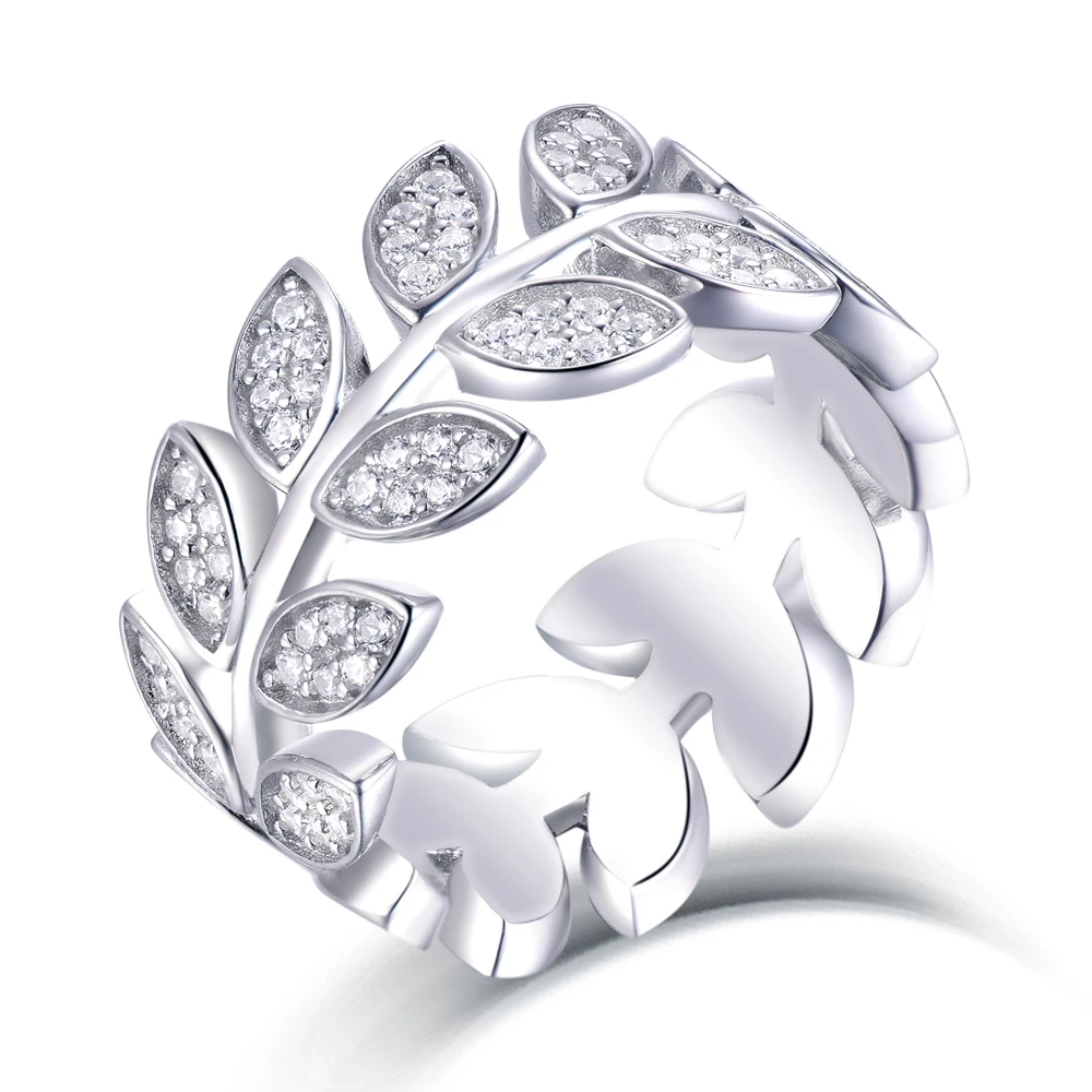 Tonglin Wholesale 925 Sterling Silver Eternity gold plated cubic zirconia ring