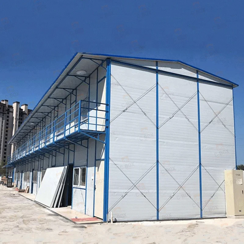 
Easy Install Light Steel Structure K Type House High Quality China Prefab House For Labor Camp Accommodation Houses 