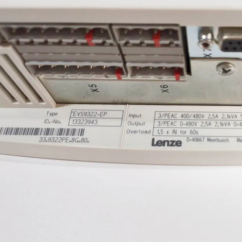 Used Tested Working LENZE SERVO CONTROLLER FREQUENCY INVERTER EVS9322-EP