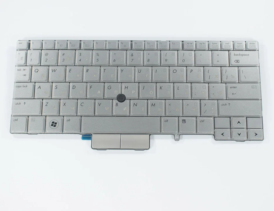 Replacement Laptop keyboard for HP for EliteBook 2760p rus silver