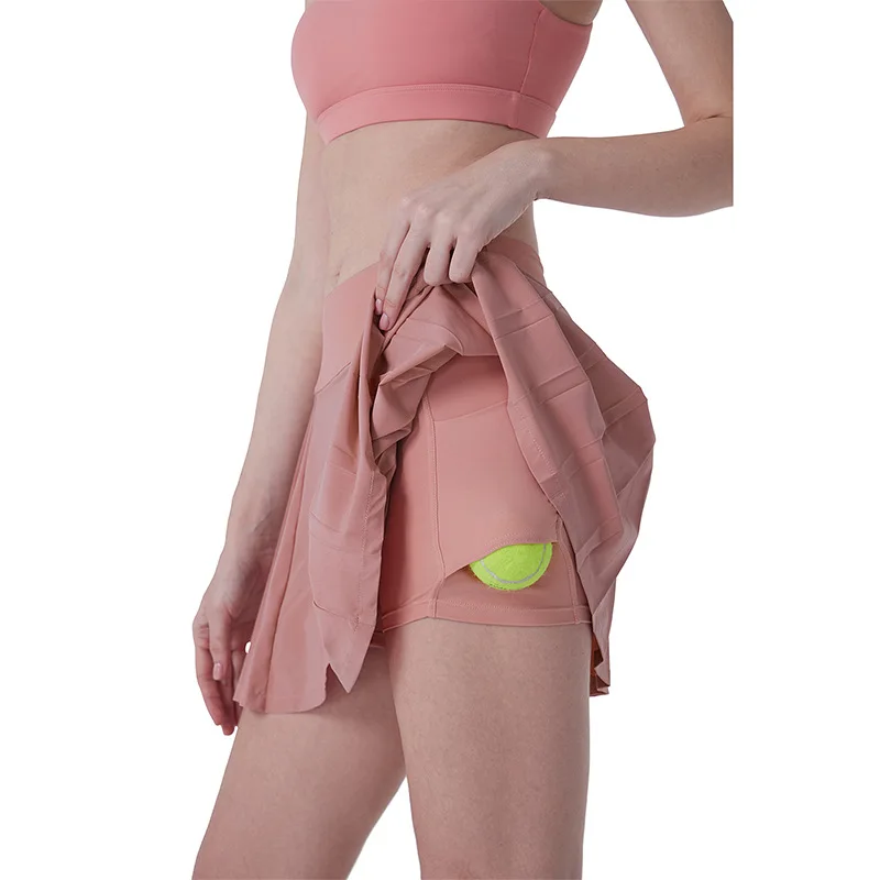Custom Logo Hot Sale Fashion Sportswear Aesthetic Mini Pleated Womens Apparel Tennis Skirts