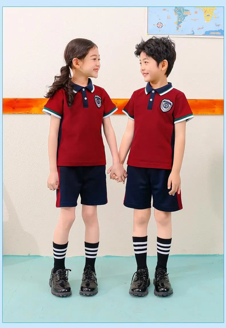 Factory Supply OEM Custom High Quality Primary Children High Kids Kindergarten School Uniforms