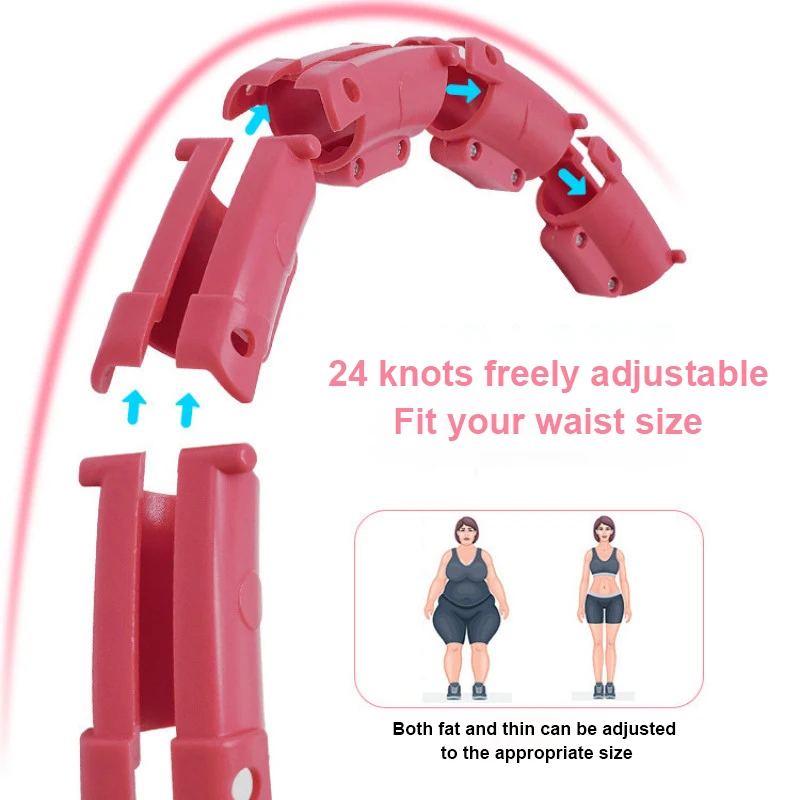 OEM Smart Weighted Hula Hoops Gym Equipment Hersteller Auto-Spinning Hip New Spinning Ball Mobil Fit Circle