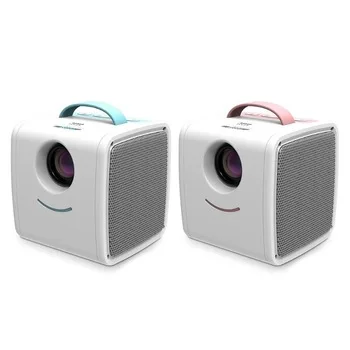 Asher 2020 New Kids Cartoon 30 Ansi Lumens 60 inch Video Portable Home Theater 1920*1080 Resolution LCD Small Mini Projector Q2