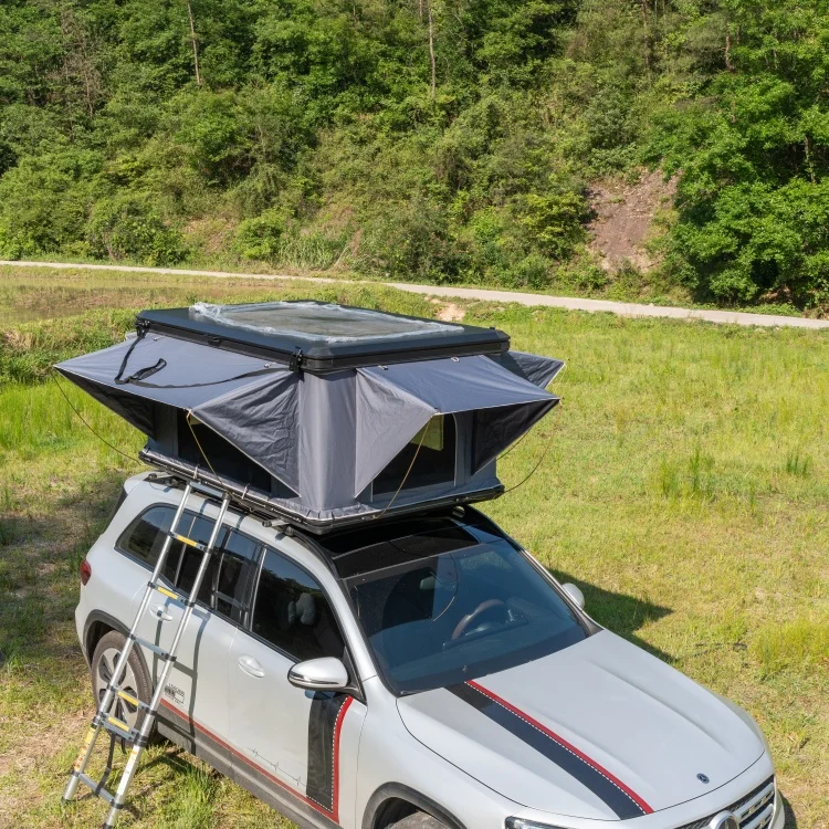 Aluminum Frame Hard Shell Rooftop Tent for Camping Car Roof Parking