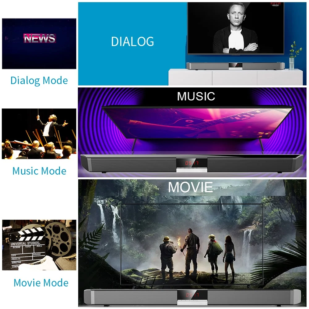 Manufacturer voice surround soundbar mini subwoofer Soundbar