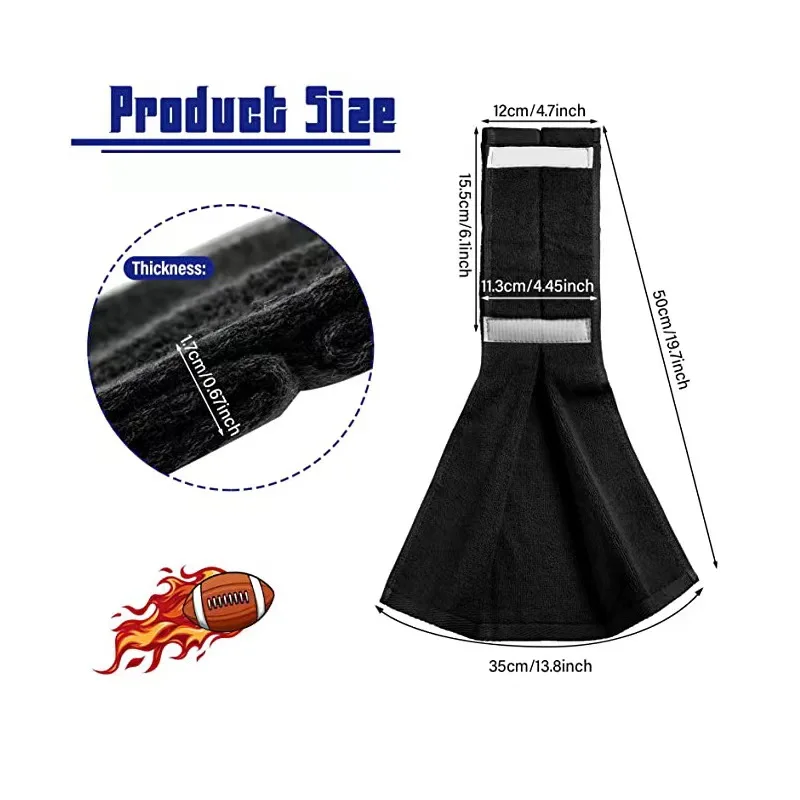 Cotton Football  Towel Custom Embroidery