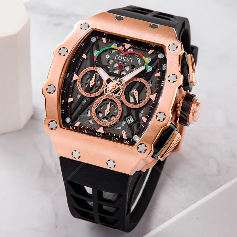 luxury watch manufacturer customized designer stainless steel waterproof montre homme chronograph quartz watch for men