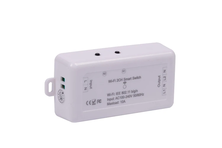 Микро-контроллер и ламповый модуль 2 канала на переключатель включения/выключения управление интеллектуальное реле, Tuya управления Wi-Fi