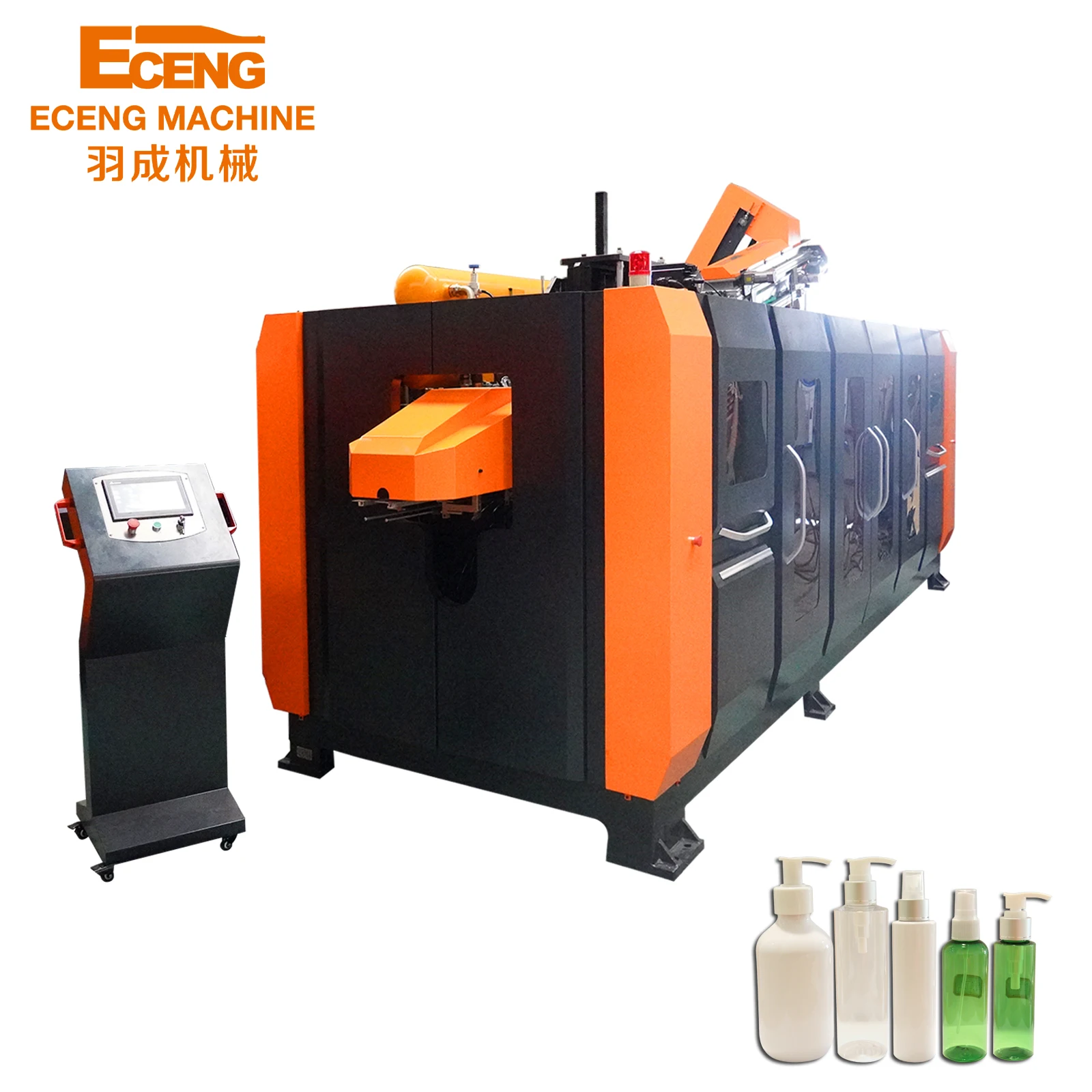 500ml 2L two station cosmetic bottle making machines Pet blow moulding Machine made by preforms 150ml 250ml upto 2liter