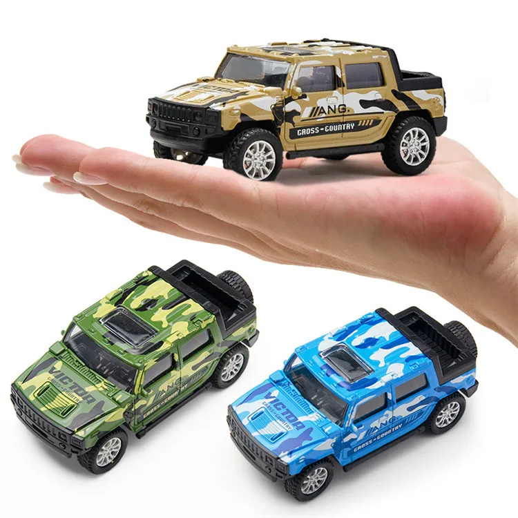 
Alloy pull back off-road military vehicle mini cars model car toys for kids 