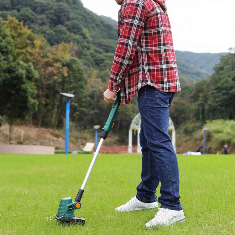 Portable lithium ion battery cordless grass trimmer