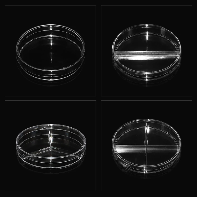 Disposable Laboratory 90mm Plastic Sterile Petri Dish For Sale