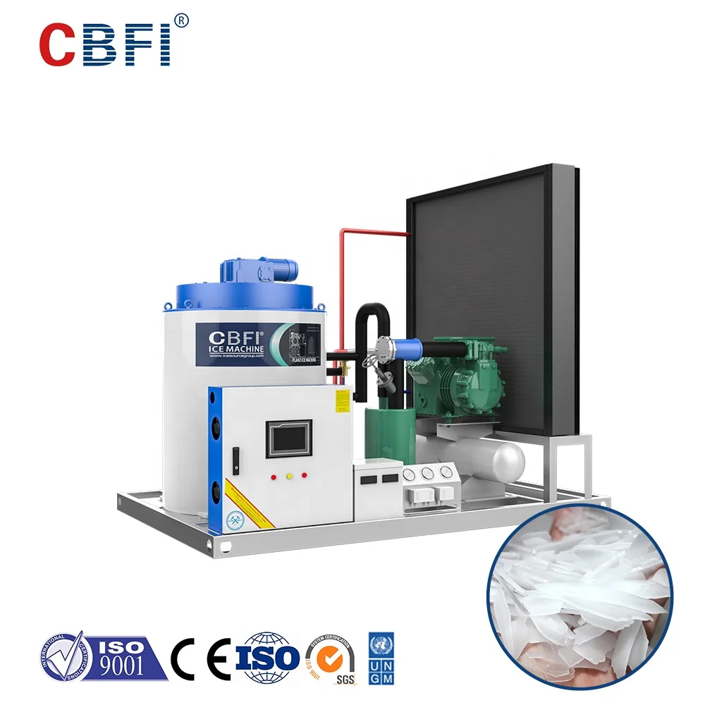 China Made Industrial Ice Flaker Machine with CE Certification Flake Ice Machine 5 Tons
