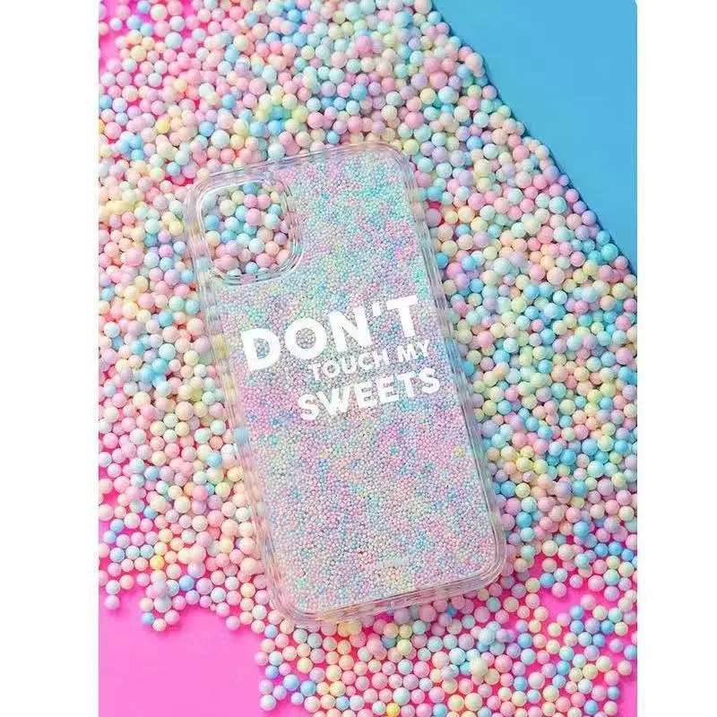 Beautiful candy of phone case rainbow sugar for iphone 11 and 12 series 7/6/6s 8 x plus