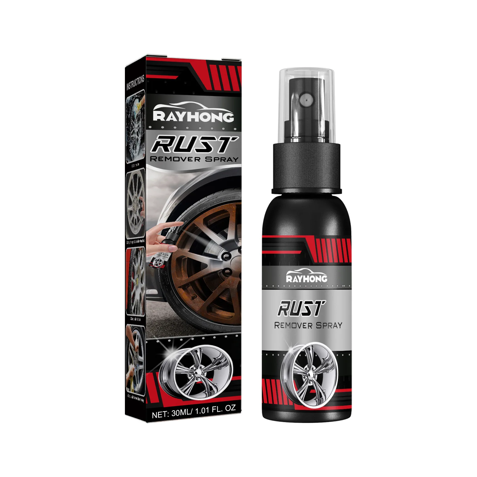 Hot Selling Mild Deep Cleaning Stain Removal Polishing Refurbishment Anti-aging Long-lasting protection Car Wheel Rust Remover