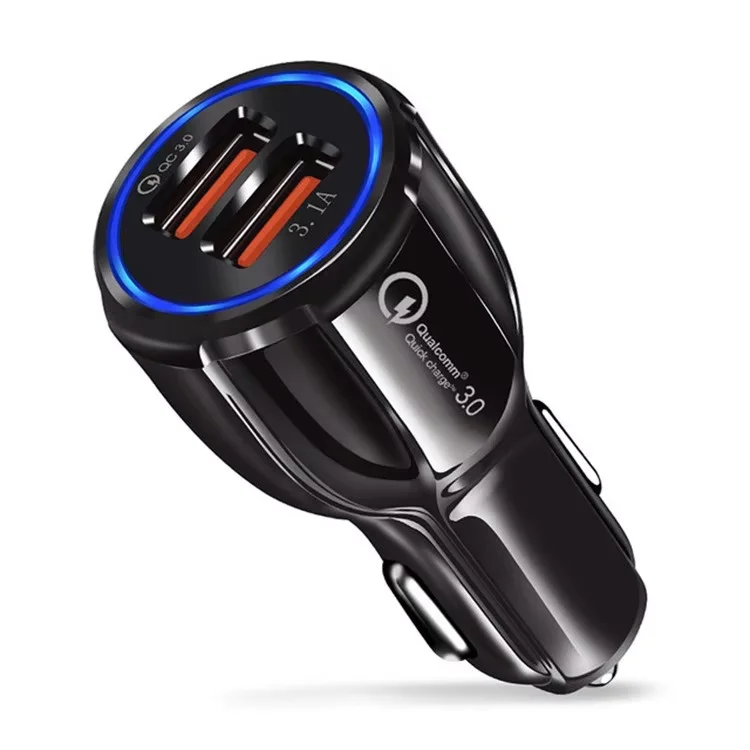 Custom cheap good price multifunctional car charger fast charging 3000mA car phone charger