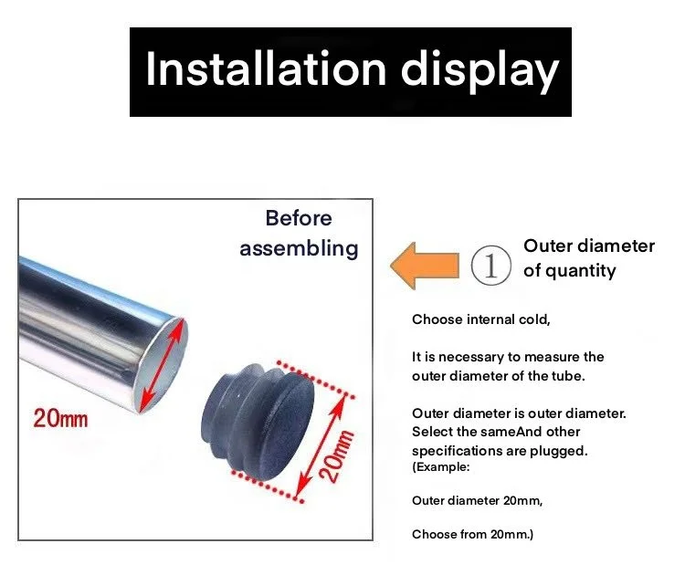 Гарантия качества, стальная труба, пластиковая труба, пробка может быть настроена в любом размере
