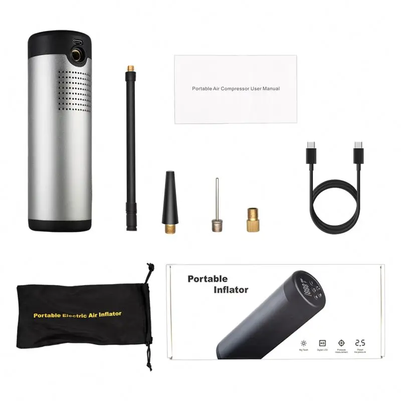 Newest Mini Portable High Speed Fast Inflation Wireless Digital 150PSI Automatic Truck Tire Inflator Parts for Car Tire Pumping