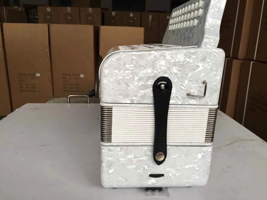 Hot SaleThree Colors 31Button 12 Bass Button Accordion With Case