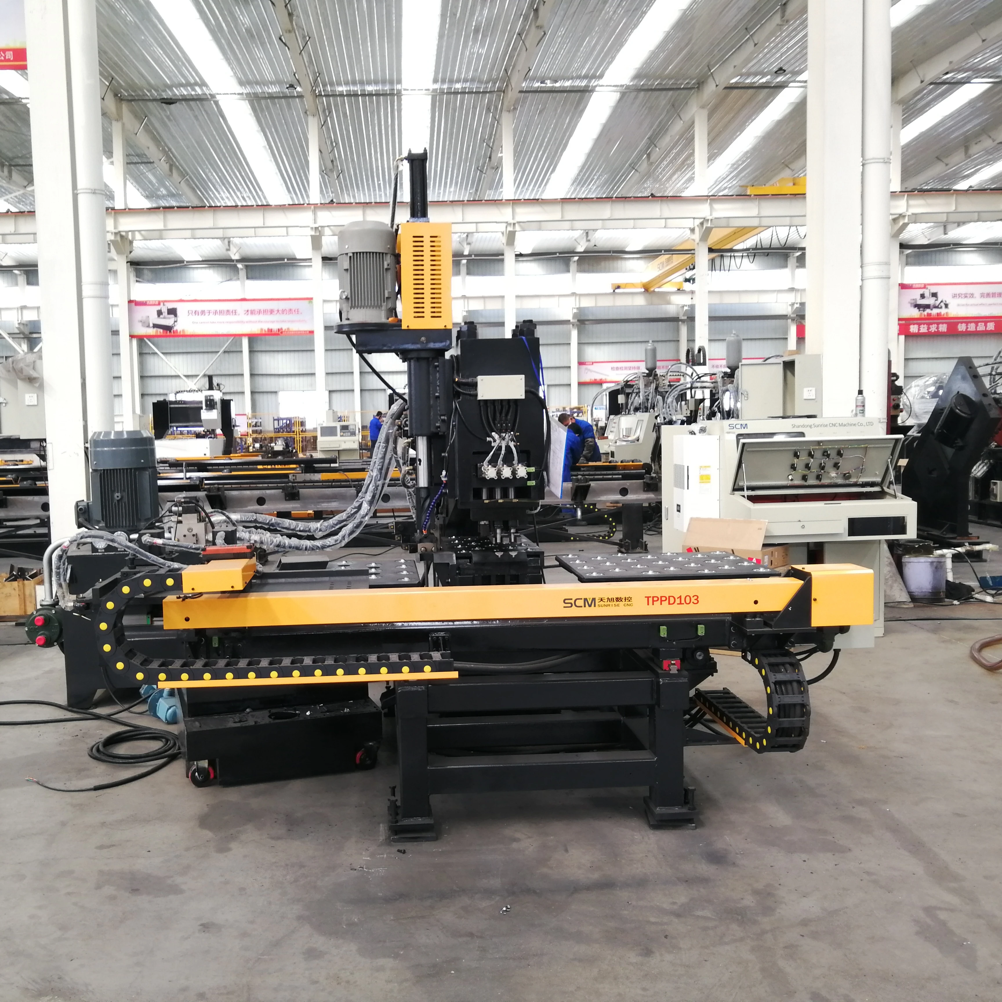 TPPRD103 CNC Punching Marking and Drilling Machine for Steel Plates Steel Structure