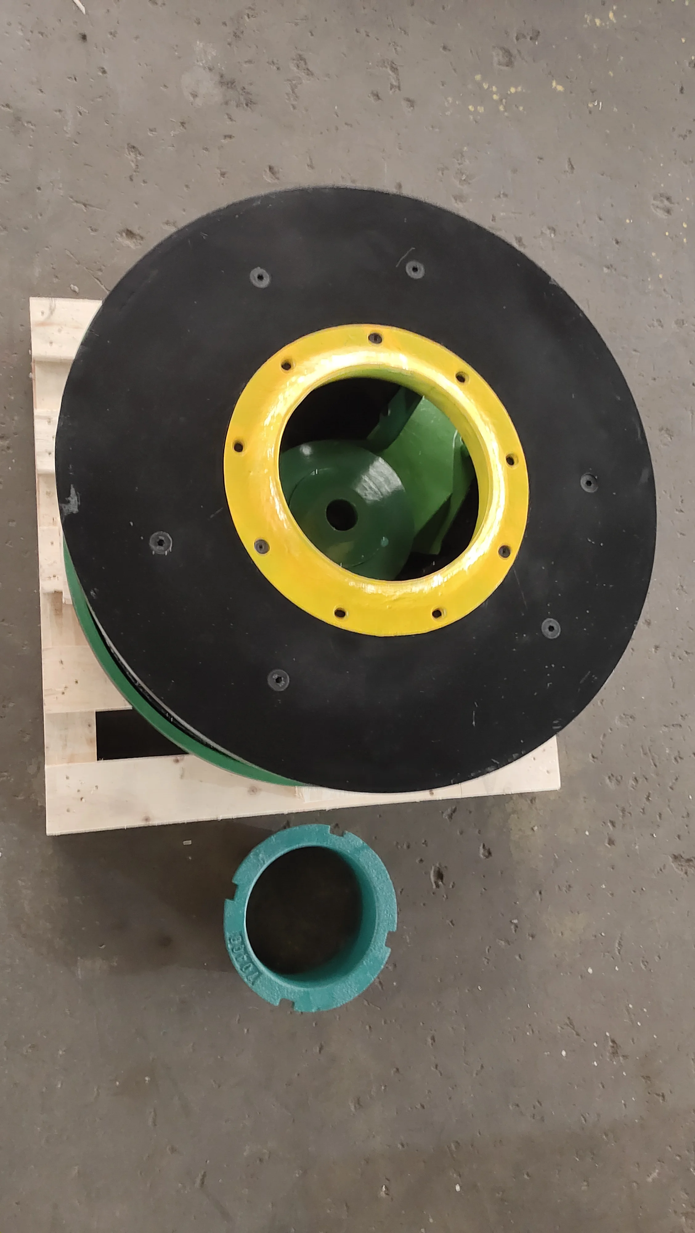 B7150 VSI sand making machine rotor tip with carbide insert for vertical sand crusher spare parts