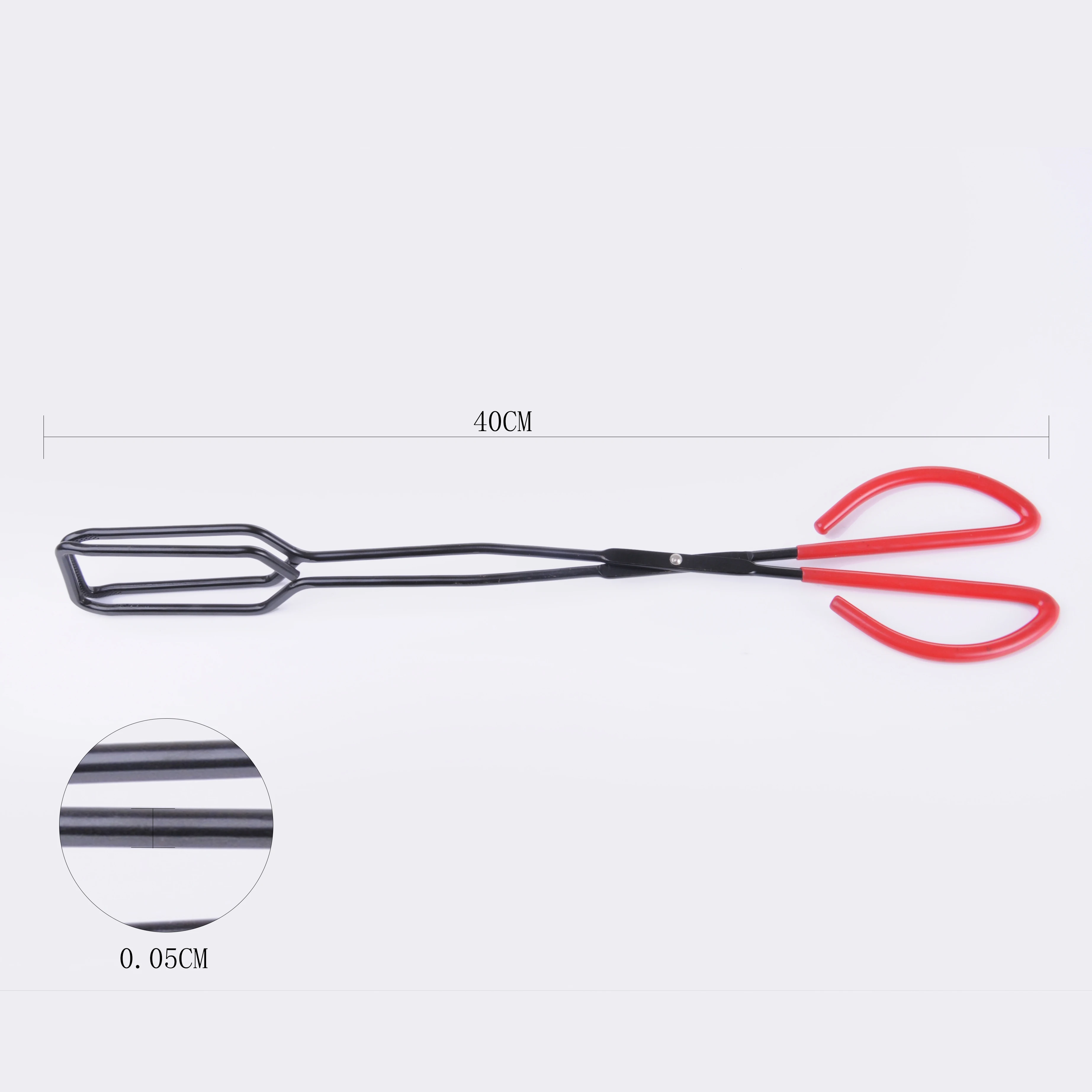 Scissors Tongs Stainless Steel Kitchen Food Baking Bread Clamp Grill Barbecue Tongs