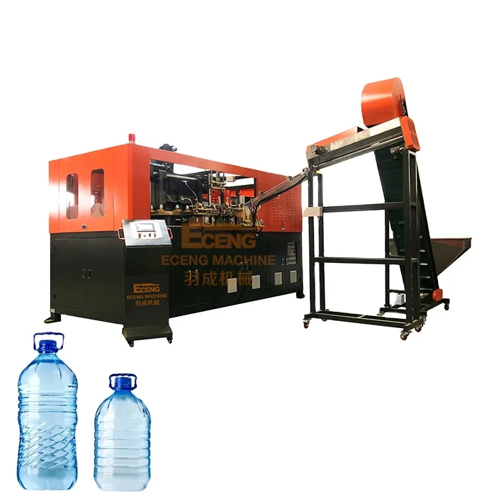 Automatic Blow Molding Machine Olive Oil Pet Bottles With Reasonable Price 2 Cavity 5 Liter Bottle Blowing Machines