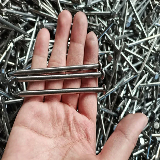 factory price 6 inch 7 inch 8 inch large long flat head polished iron nail