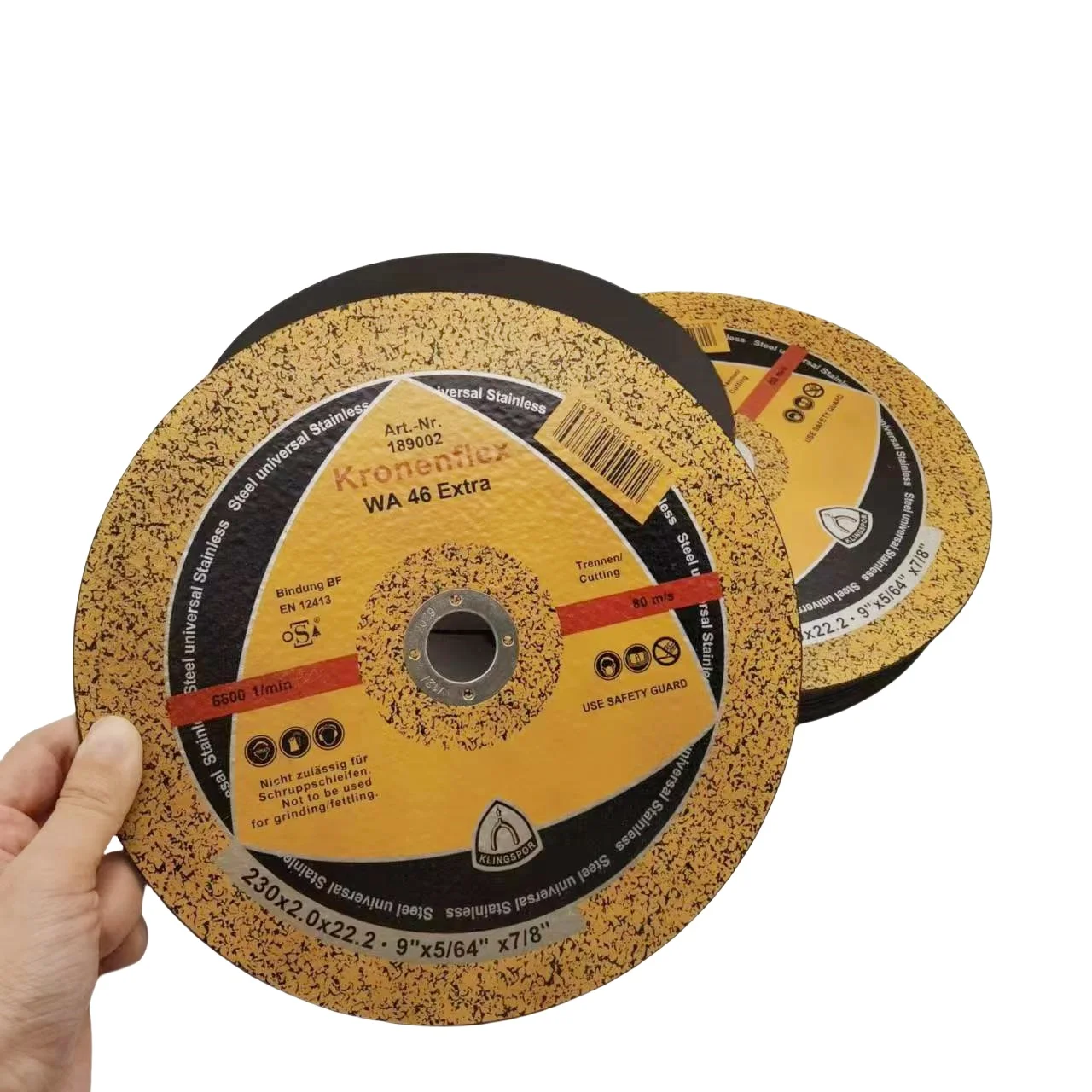 Durable Cut Off Disc 9 inch Abrasive Grinding and Cutting Disc for Inox and Metal cutting