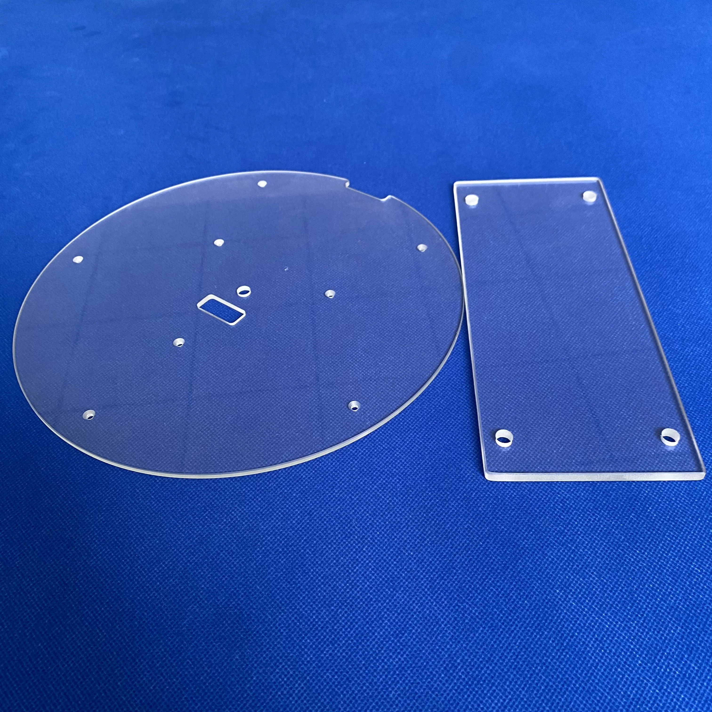 High Temperature & Fire Resistant Borosilicate Glass with Holes Drilling Borosilicate Floated Glass Sheet