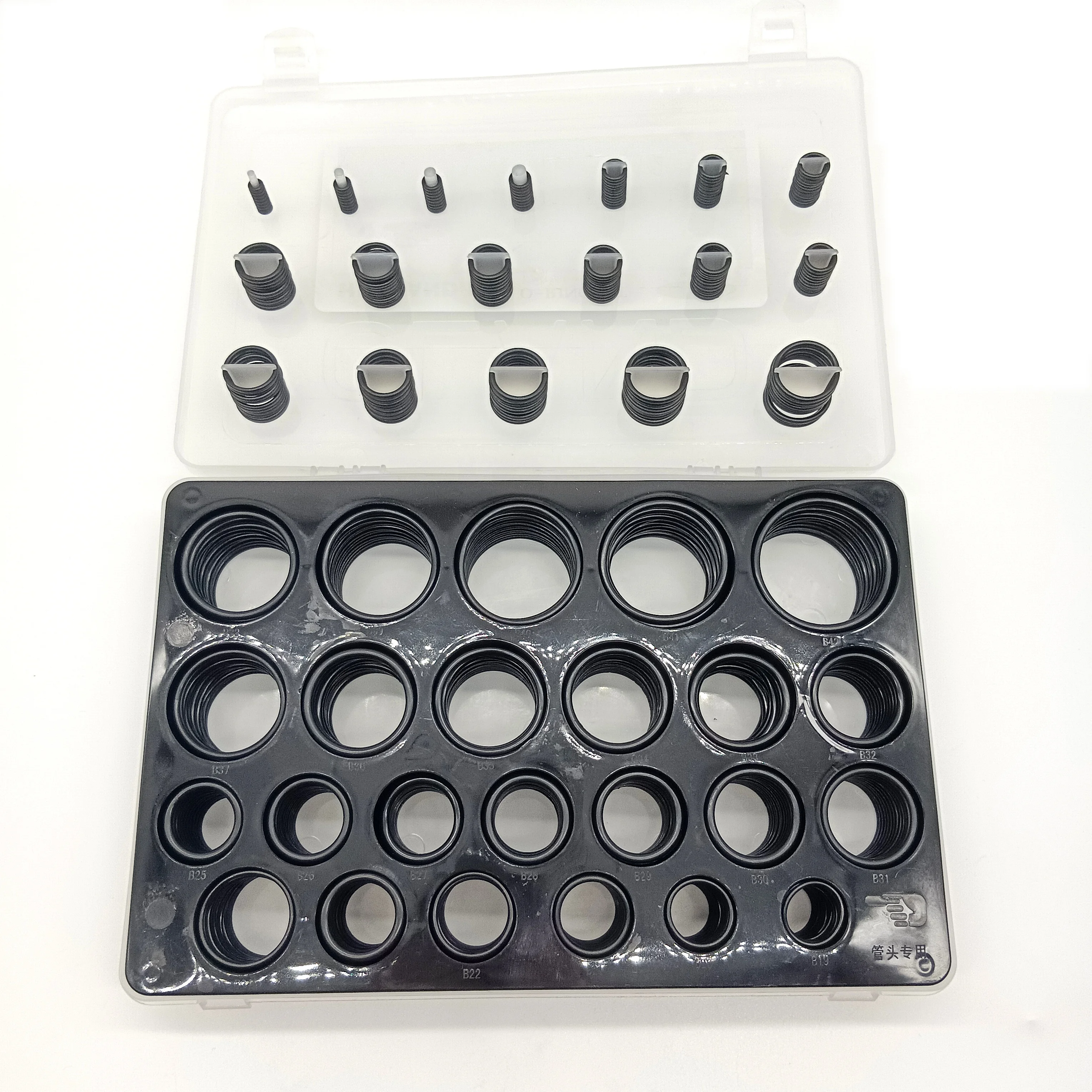 Manufacturer produce 42ITs 666pcs rubber oring and o-ring repaie kit box for SY excavating machinery
