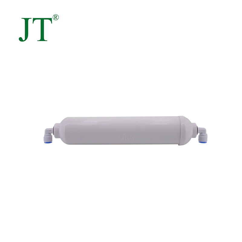 For reverse osmosis systems reduces chlorine GAC inline water filter